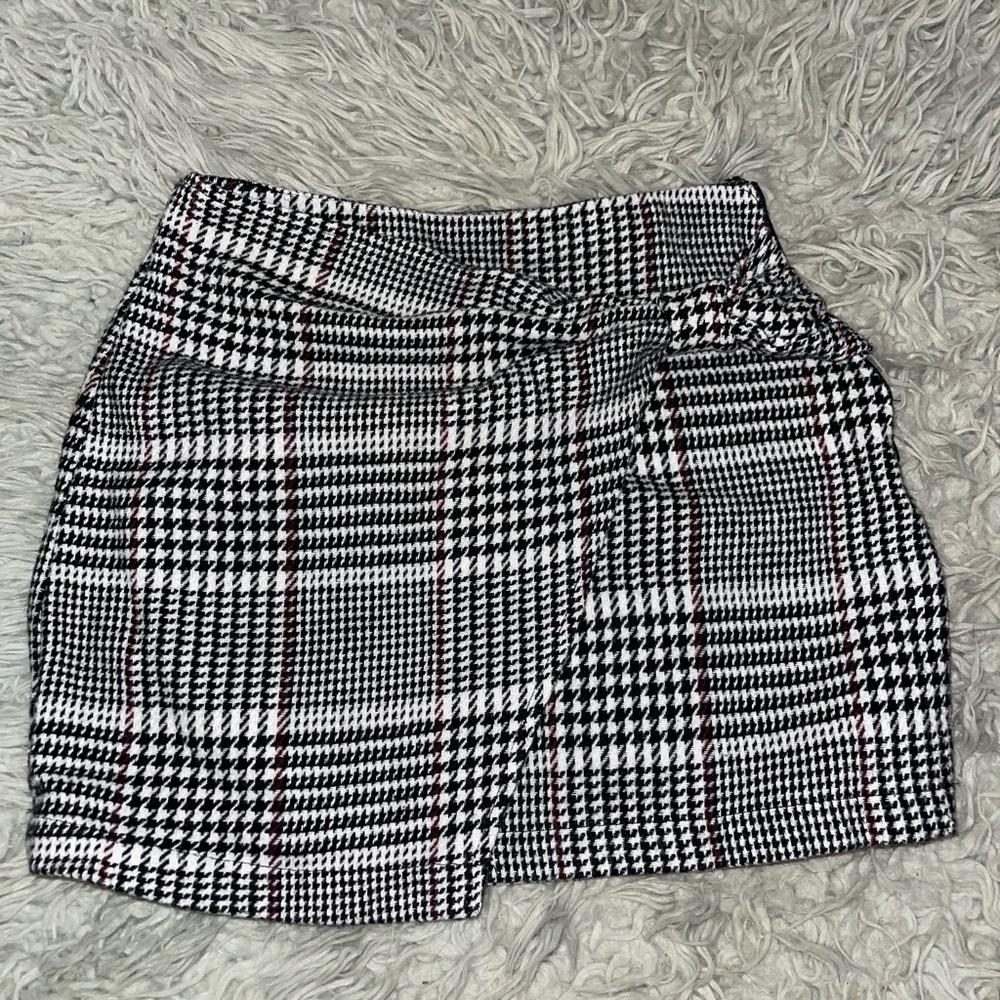Zipped winter skirt